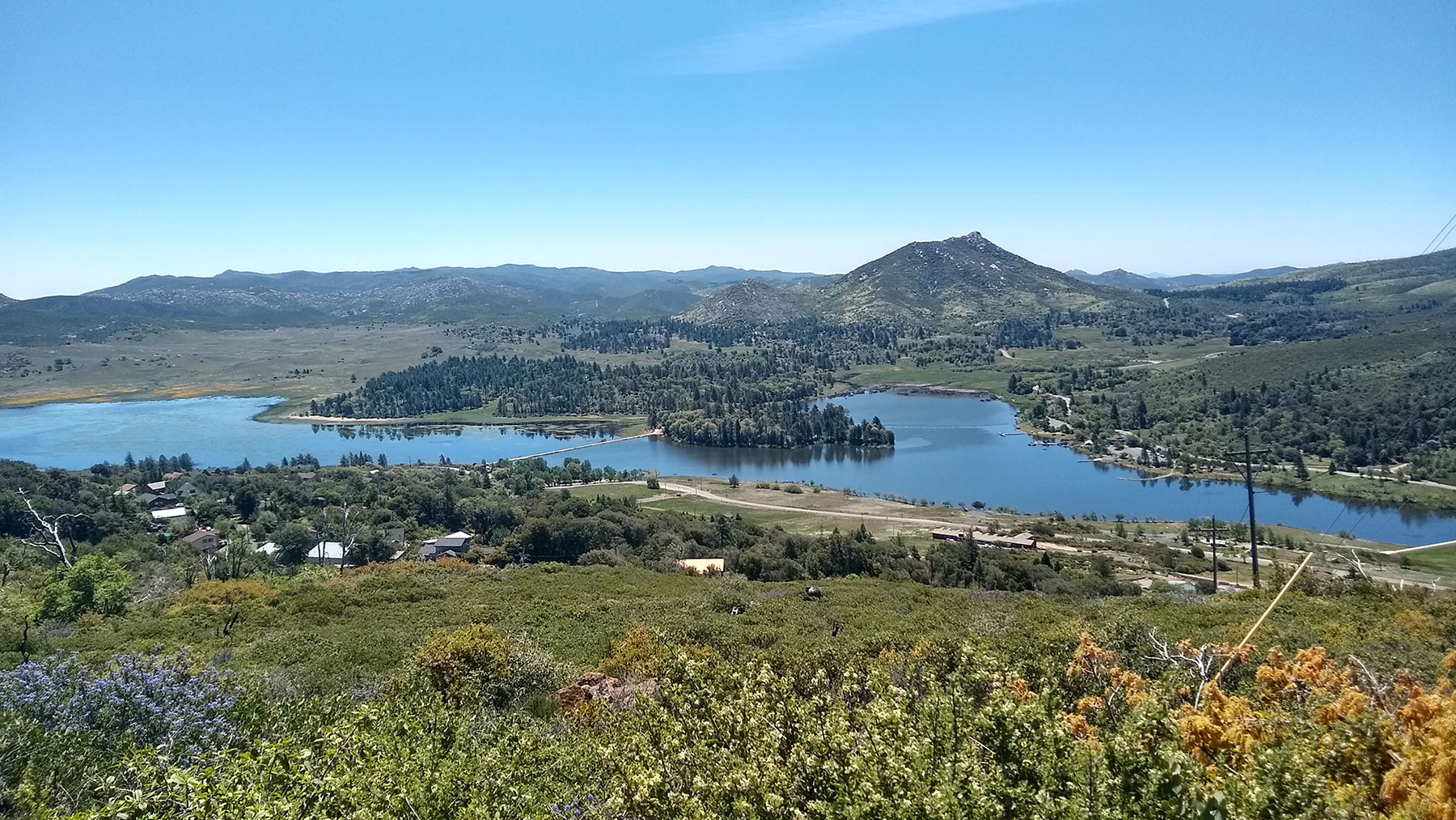 Lake Cuyamaca Retreat View